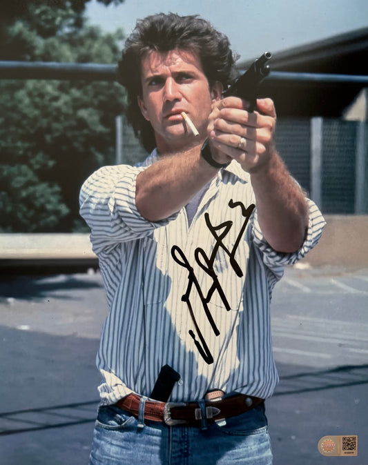 Mel Gibson Signed Lethal Weapon 11x14” Photo - SWAU Authenticated