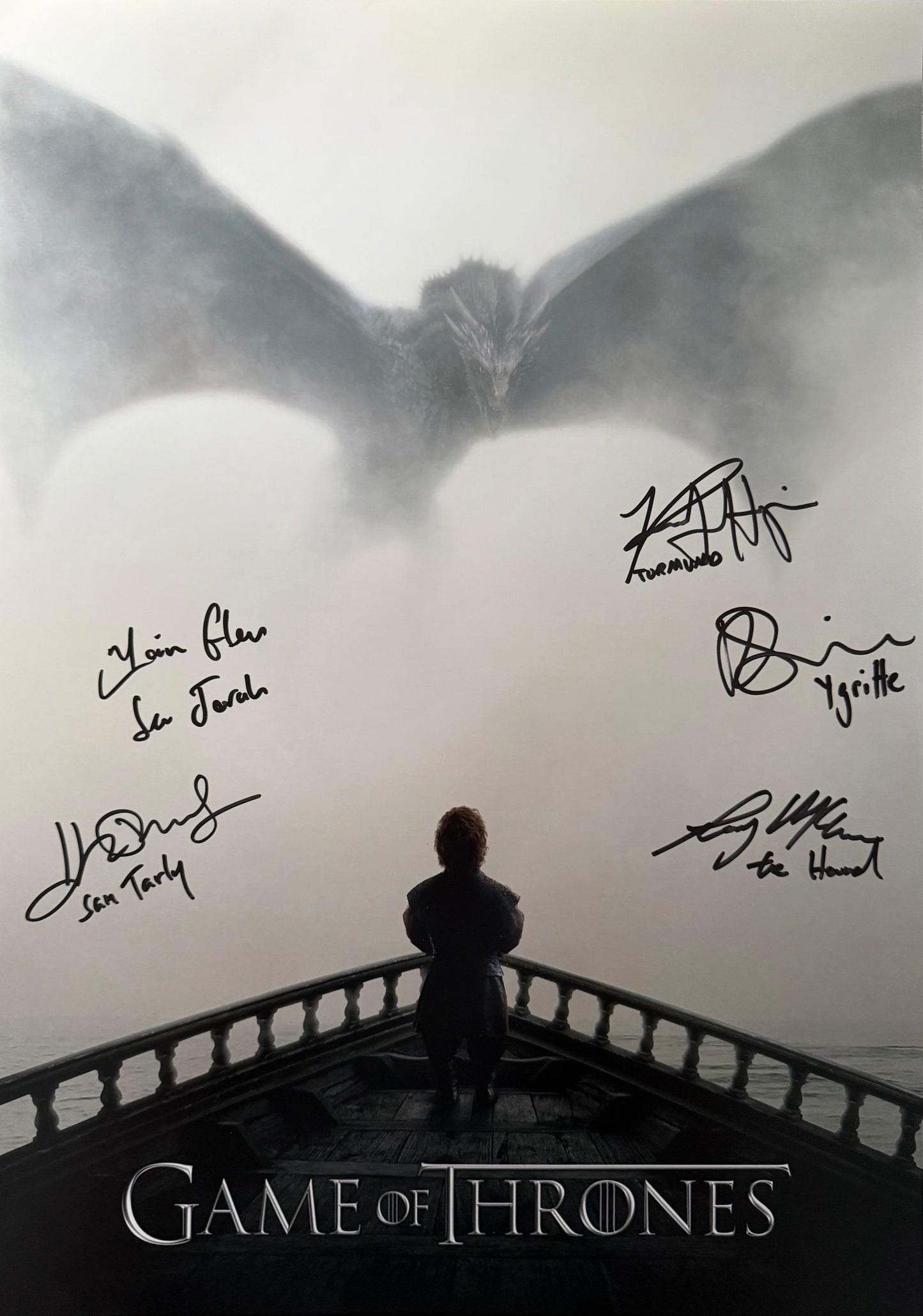 Heroes Of Westeros Multi Signed Game Of Thrones A2 Poster