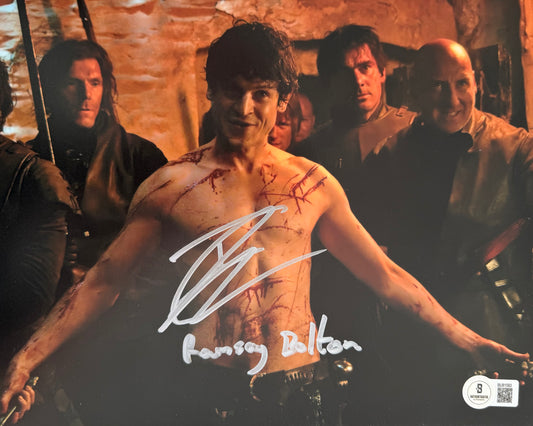 Iwan Rheon Signed Game Of Thrones 8x10” Photo - Beckett Authenticated