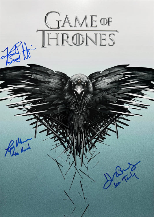 Heroes Of Westeros Multi Signed Game Of Thrones A2 Poster