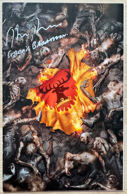 Stephen Dillane Signed Game Of Thrones “A Clash Of Kings” Comic Book - Rare Virgin Cover!