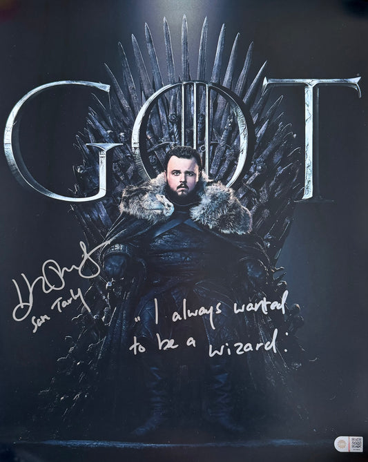 John Bradley Signed Game Of Thrones 16x20” Photo With Quote - SWAU Authenticated
