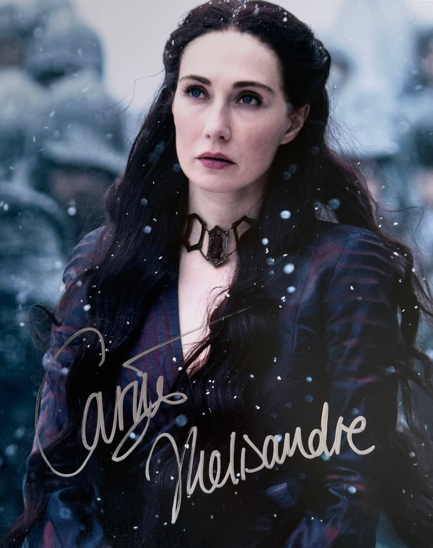 Carice Van Houten Signed Game Of Thrones 8x10” Photo
