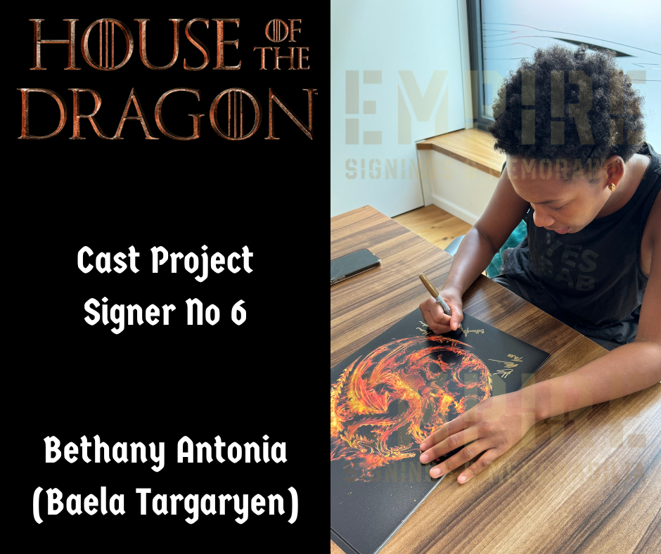 Multi 12 Cast Signed House Of The Dragon A3 Poster