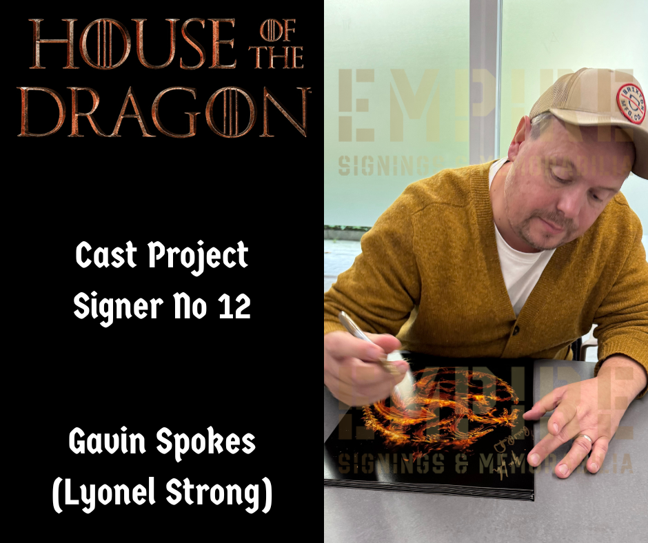 Multi 12 Cast Signed House Of The Dragon A3 Poster