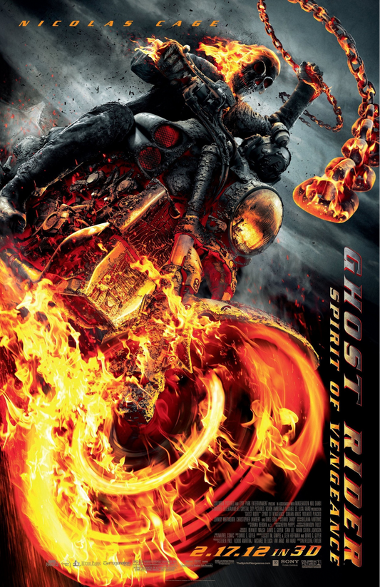 Ciaran Hinds Signed Ghost Rider 2 Poster Version 1 (Pre Order)
