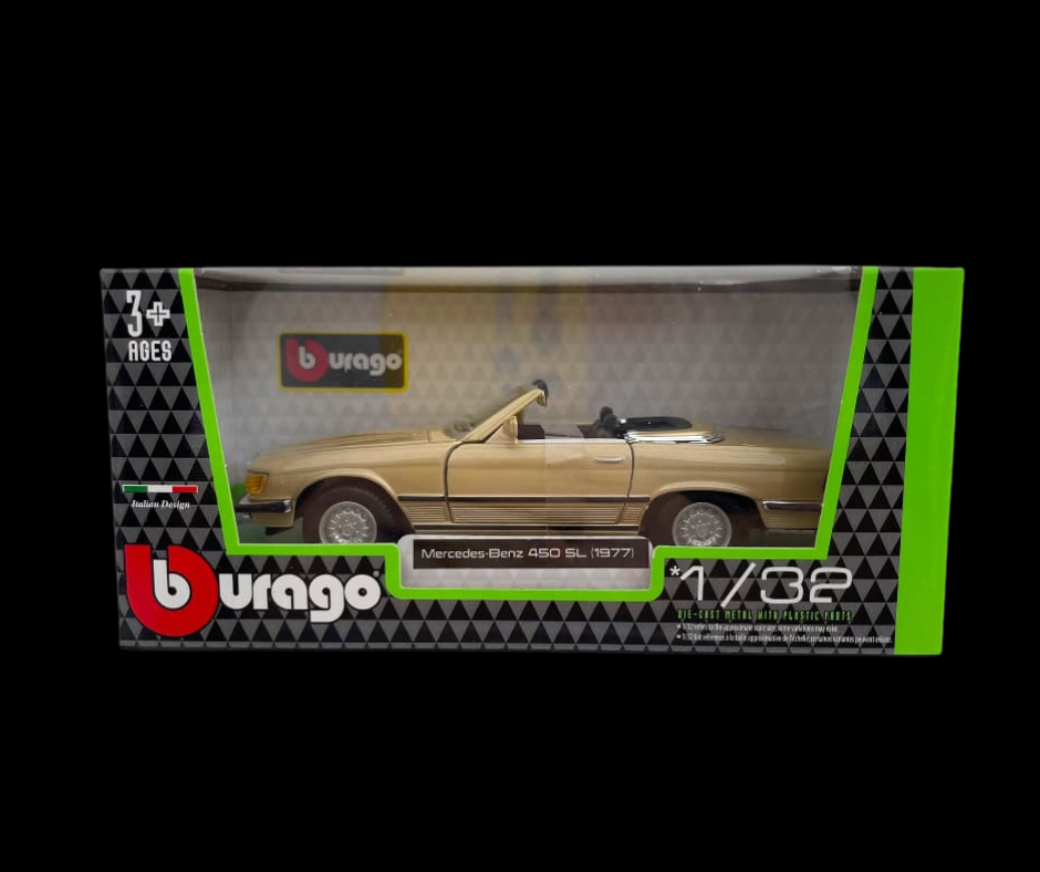 Tamer Hassan Signed Burago Mercedes Benz 450 SL Model Car