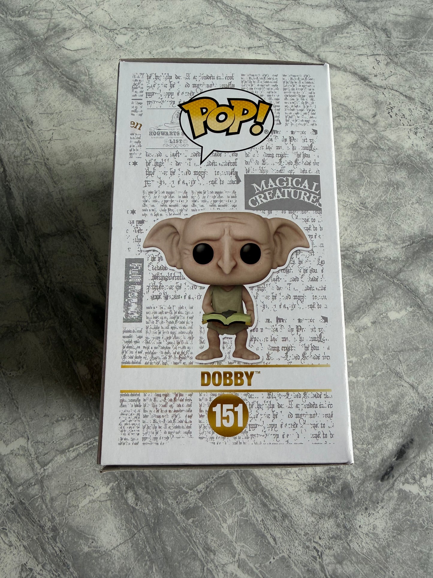 Toby Jones Signed Harry Potter Dobby Funko Pop With Rare Quote - SWAU Authenticated
