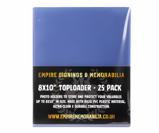 8x10” Toploaders - 25 Pack