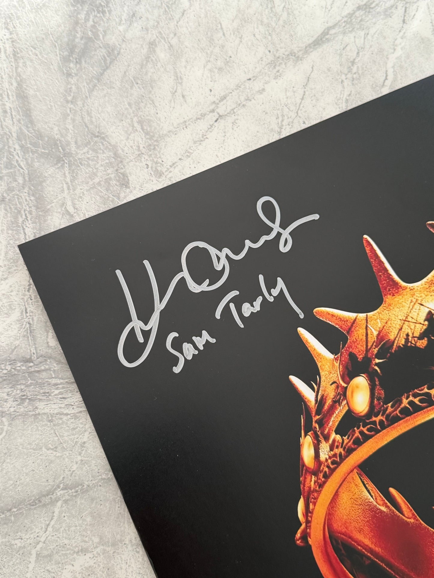 12 Cast Signed Game Of Thrones A2 Poster Project Starter Piece