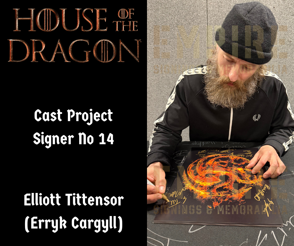 Multi 12 Cast Signed House Of The Dragon A3 Poster