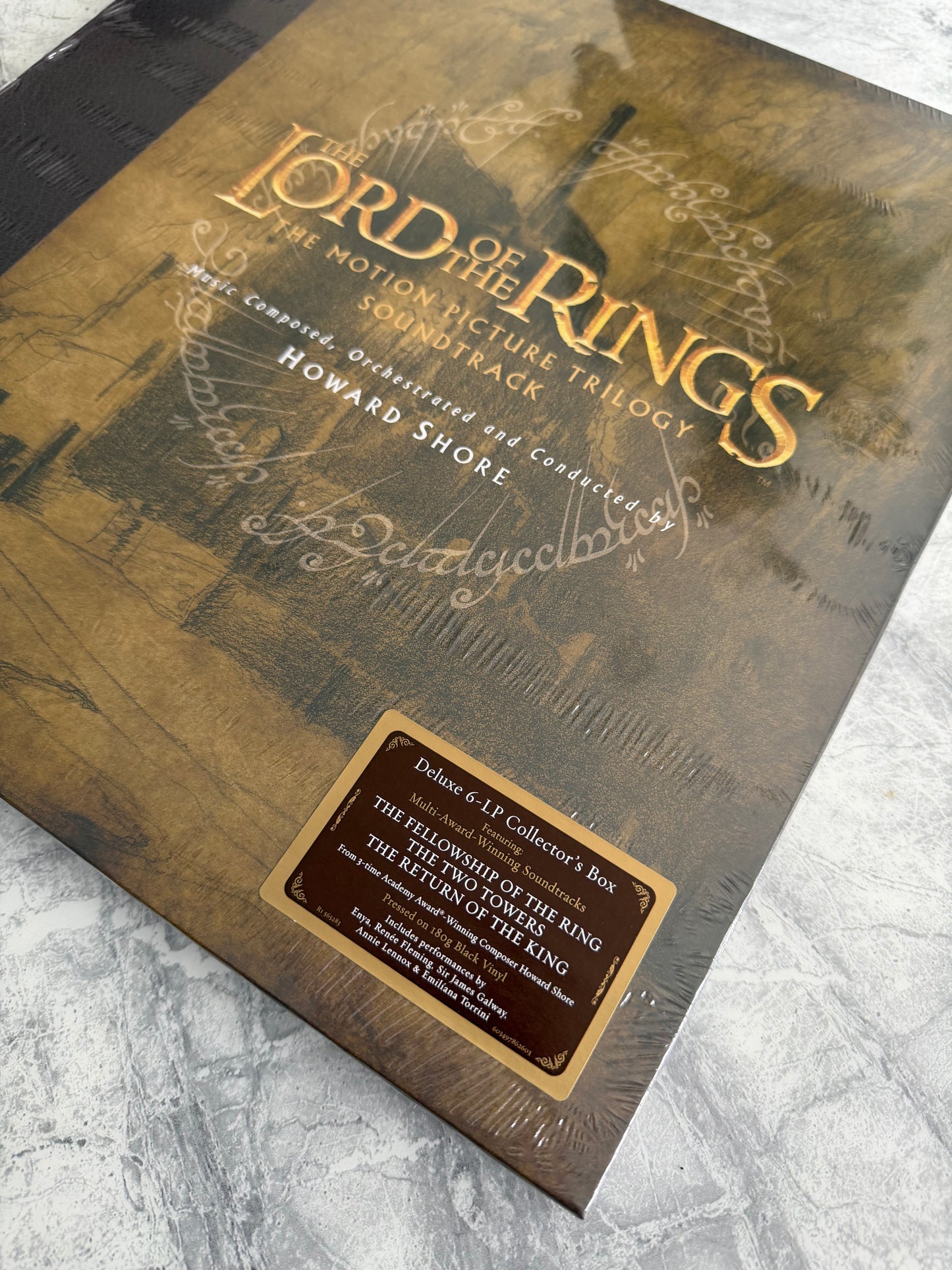 The Lord Of The Rings: Motion Picture Trilogy 6-LP Box Set Soundtrack.