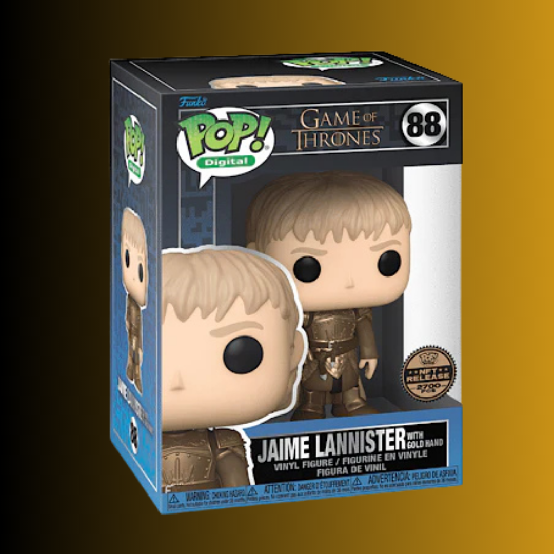 Nikolaj Coster-Waldou Signed Game Of Thrones Jamie Lannister NFT Digital Funko Pop (Pre Order)
