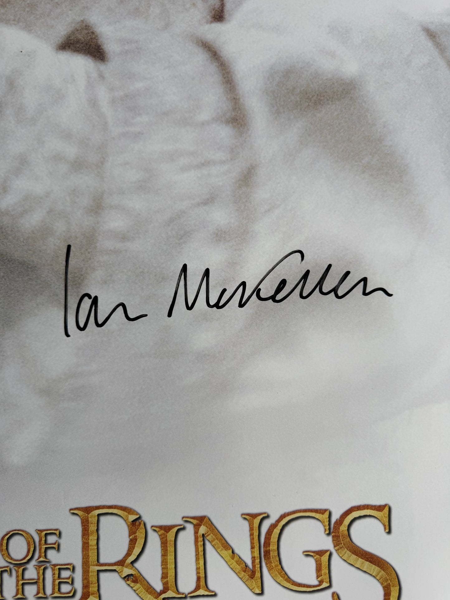 Sir Ian McKellen Signed Original Double Sided The Return Of The King Poster - Beckett Witnessed Authentication