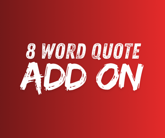 Ciaran Hinds 8 Word Quote Add On (Pre Order)