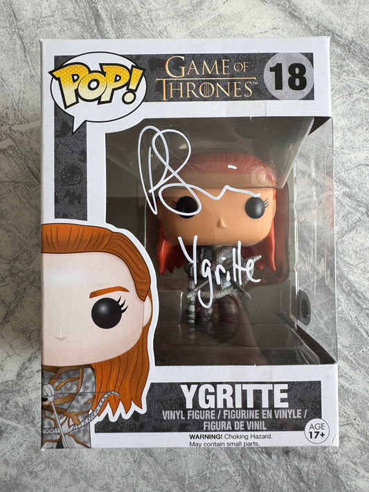 Rose Leslie Signed Game Of Thrones Ygritte Funko Pop With Quote! - SWAU Authenticated