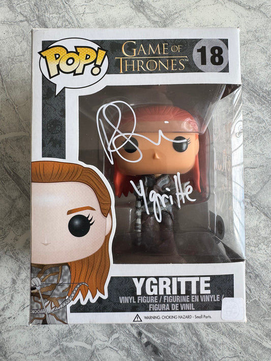 Rose Leslie Signed Game Of Thrones Ygritte Funko Pop With Quote! - SWAU Authenticated