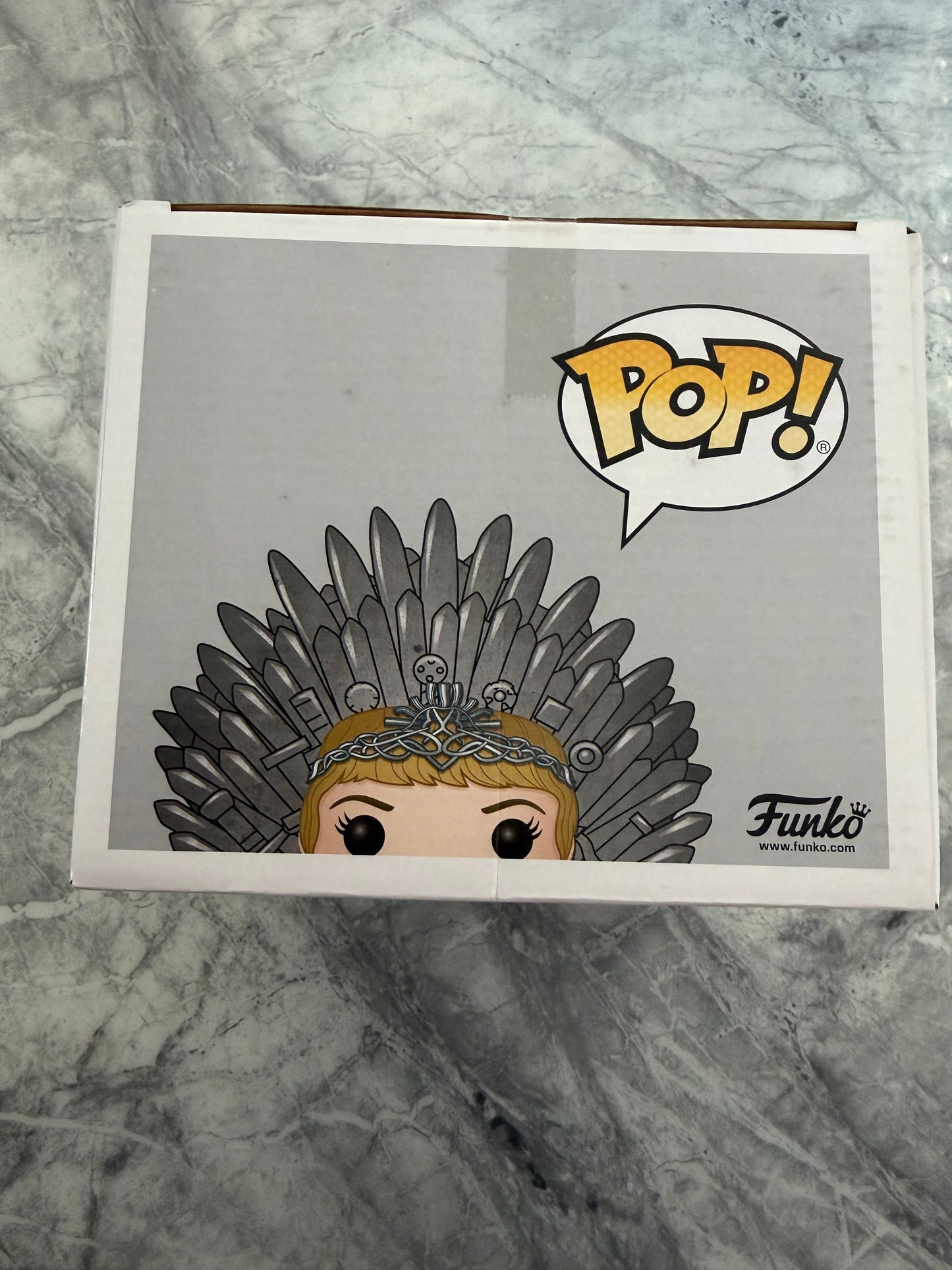 Lena Headey Signed Cersei Lannister On Throne 6” Funko Pop - SWAU Authenticated