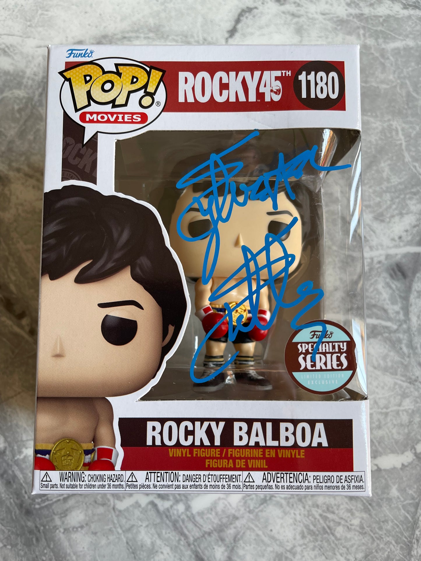 Sylvester Stallone Signed Rocky Funko Pop