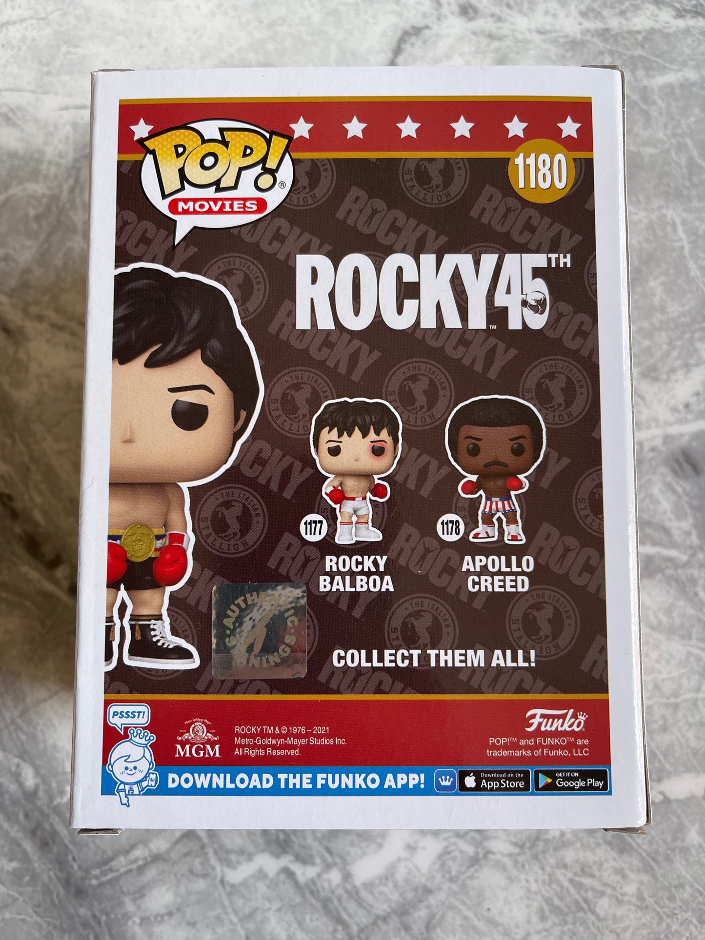 Sylvester Stallone Signed Rocky Funko Pop