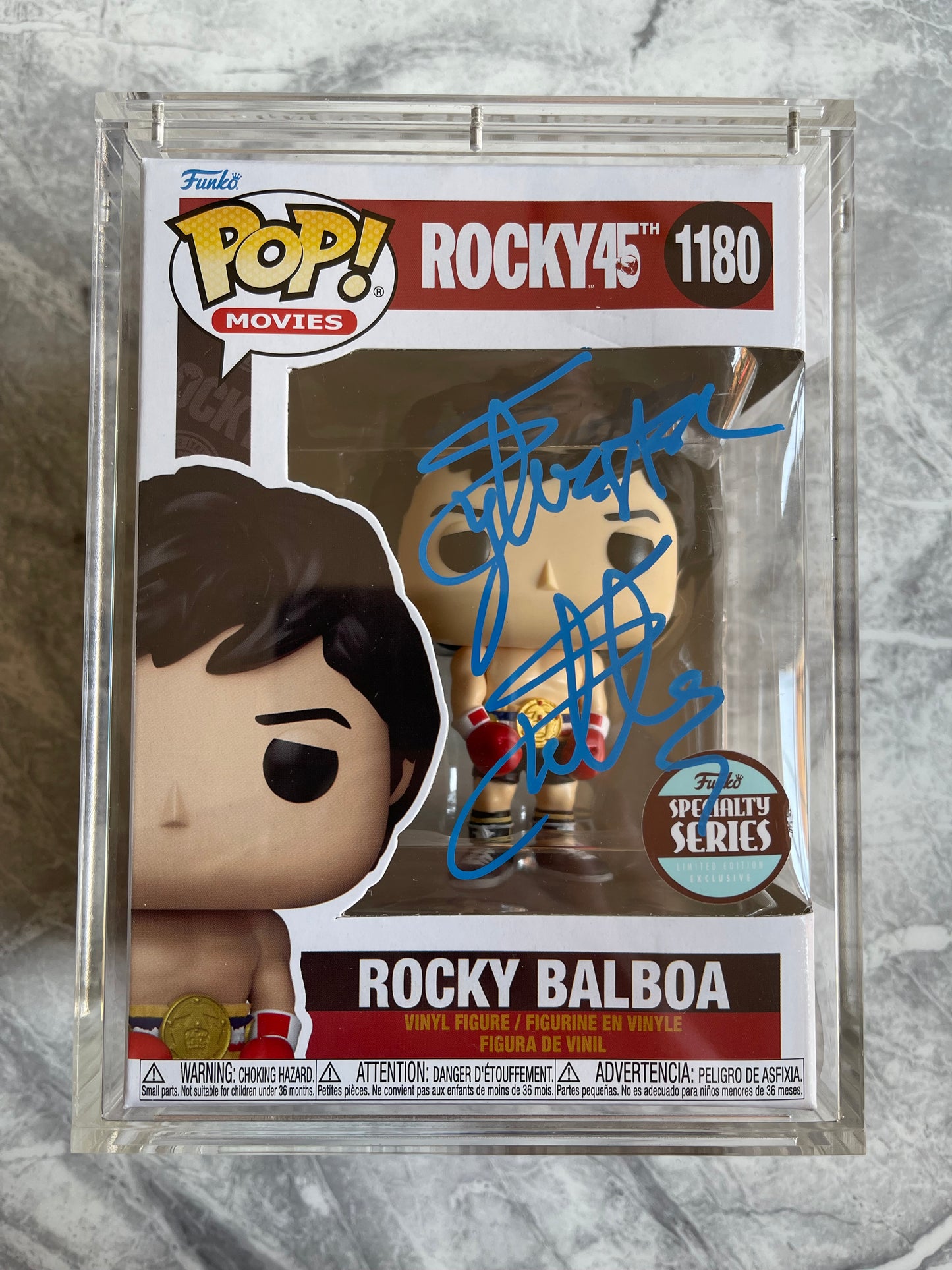 Sylvester Stallone Signed Rocky Funko Pop