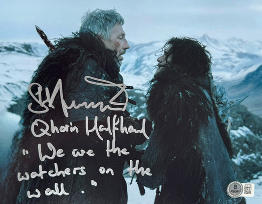 Simon Armstrong Signed Game Of Thrones 8x10” Photo With Quote - Beckett Authenticated