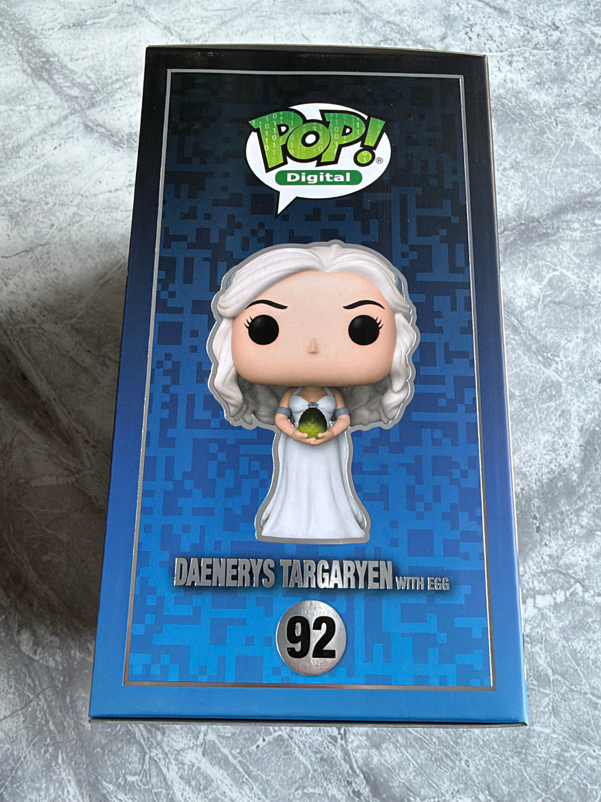 Emilia Clarke Signed Game Of Thrones Daenerys Targaryen NFT Digital Funko Pop With Quote! - SWAU Authenticated