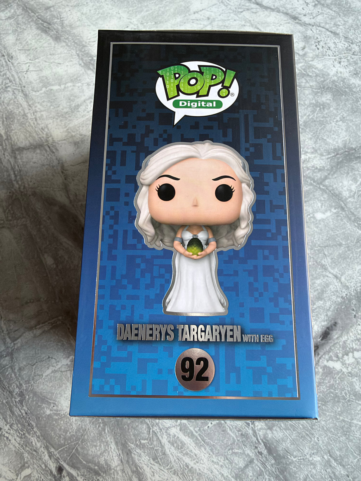Emilia Clarke Signed Game Of Thrones Daenerys Targaryen NFT Digital Funko Pop With Quote! - SWAU Authenticated