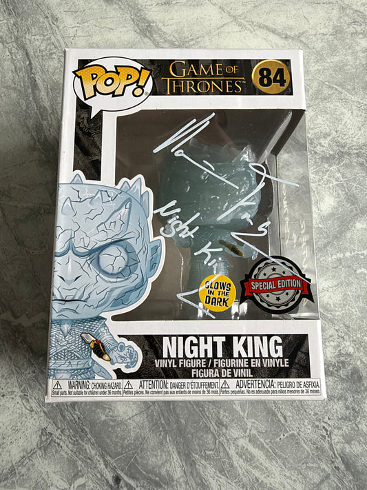 Vladimir Furdik Signed Game Of Thrones Night King Funko Pop - SWAU Authenticated