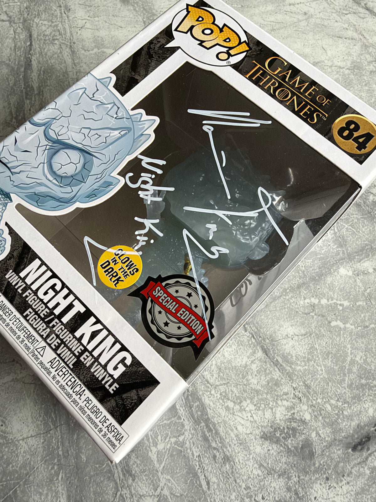 Vladimir Furdik Signed Game Of Thrones Night King Funko Pop - SWAU Authenticated