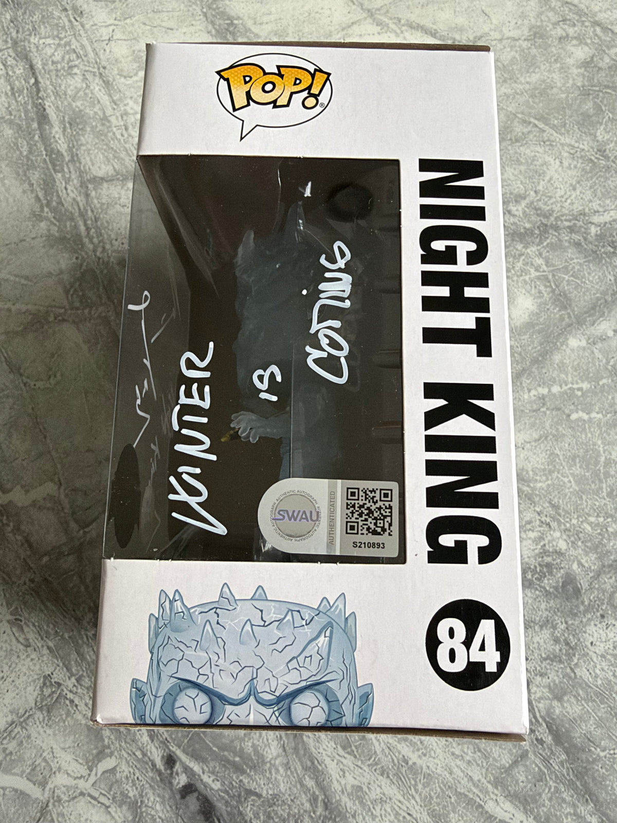 Vladimir Furdik Signed Game Of Thrones Night King Funko Pop - SWAU Authenticated