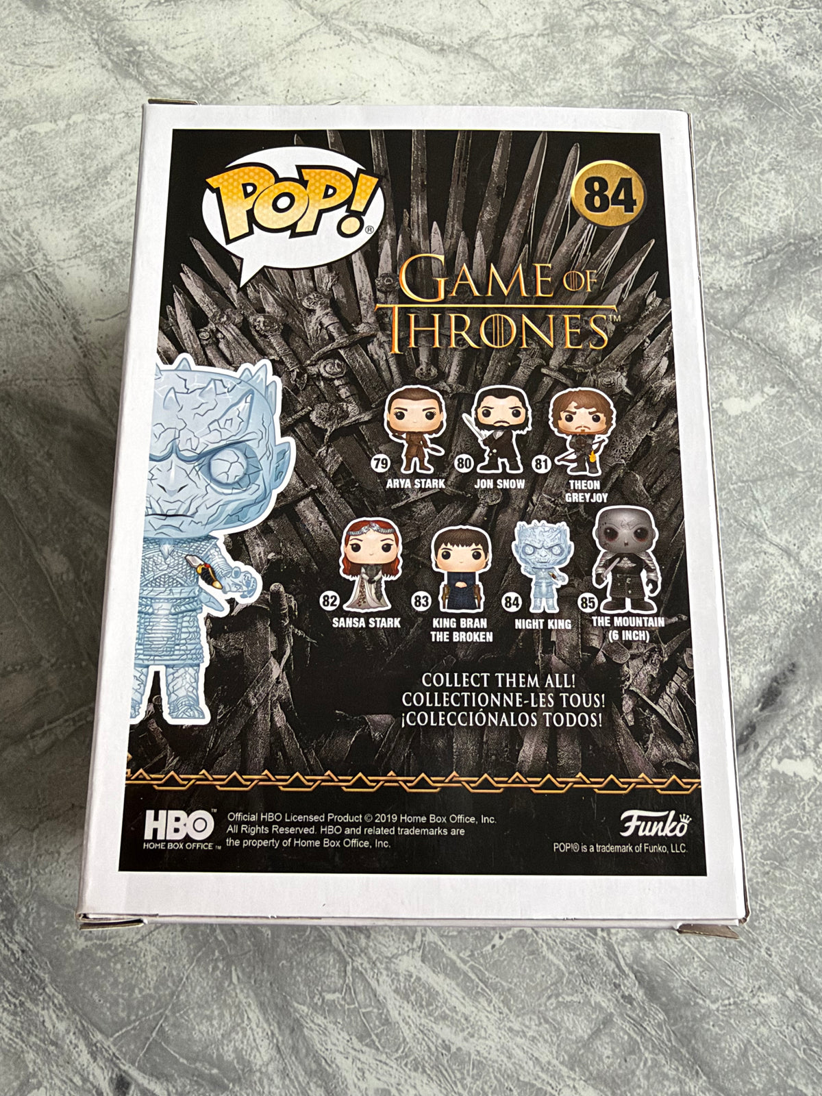 Vladimir Furdik Signed Game Of Thrones Night King Funko Pop - SWAU Authenticated