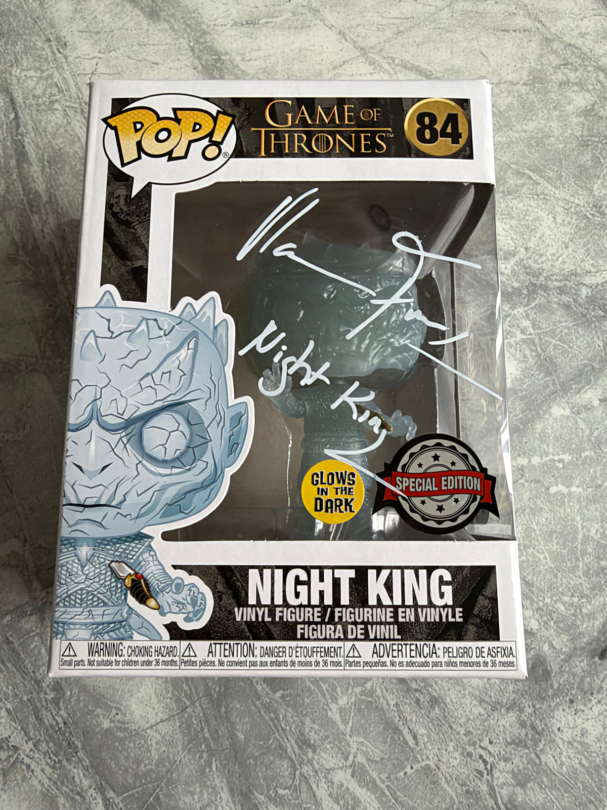 Vladimir Furdik Signed Game Of Thrones Night King Funko Pop - SWAU Authenticated