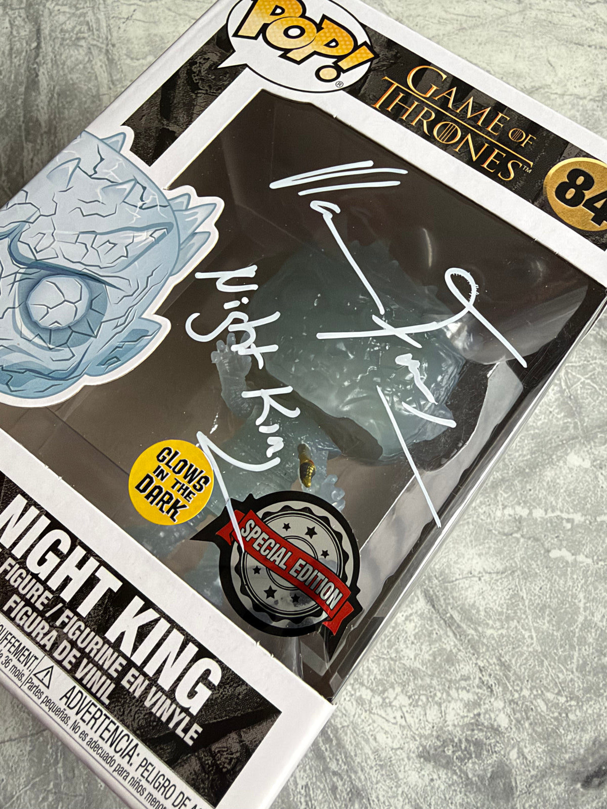 Vladimir Furdik Signed Game Of Thrones Night King Funko Pop - SWAU Authenticated