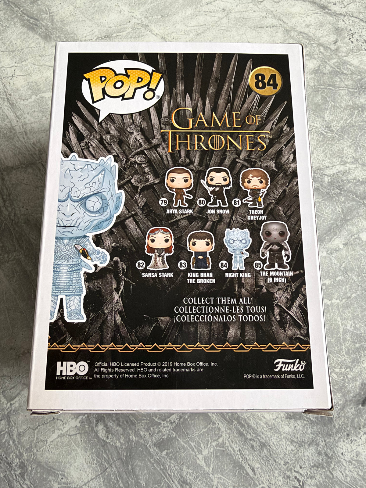Vladimir Furdik Signed Game Of Thrones Night King Funko Pop - SWAU Authenticated