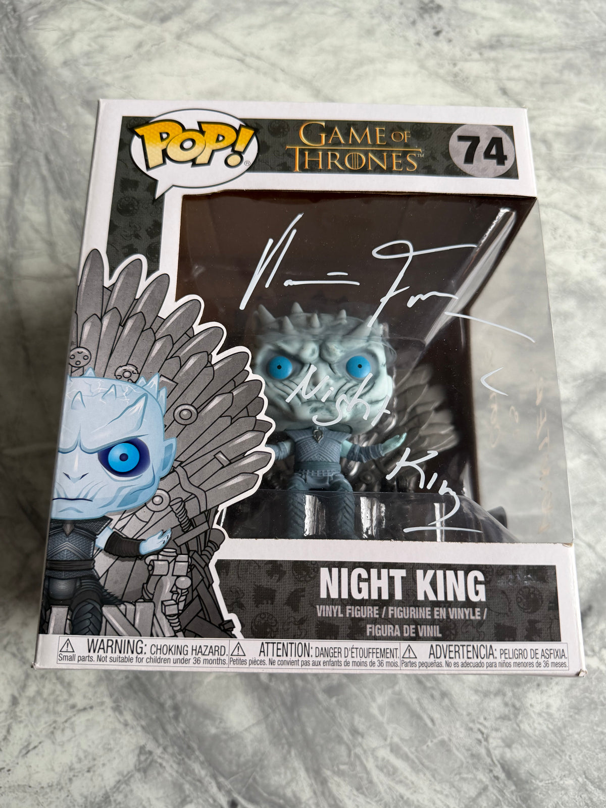 Vladimir Furdik Signed Game Of Thrones Night King 6” Funko Pop - SWAU Authenticated