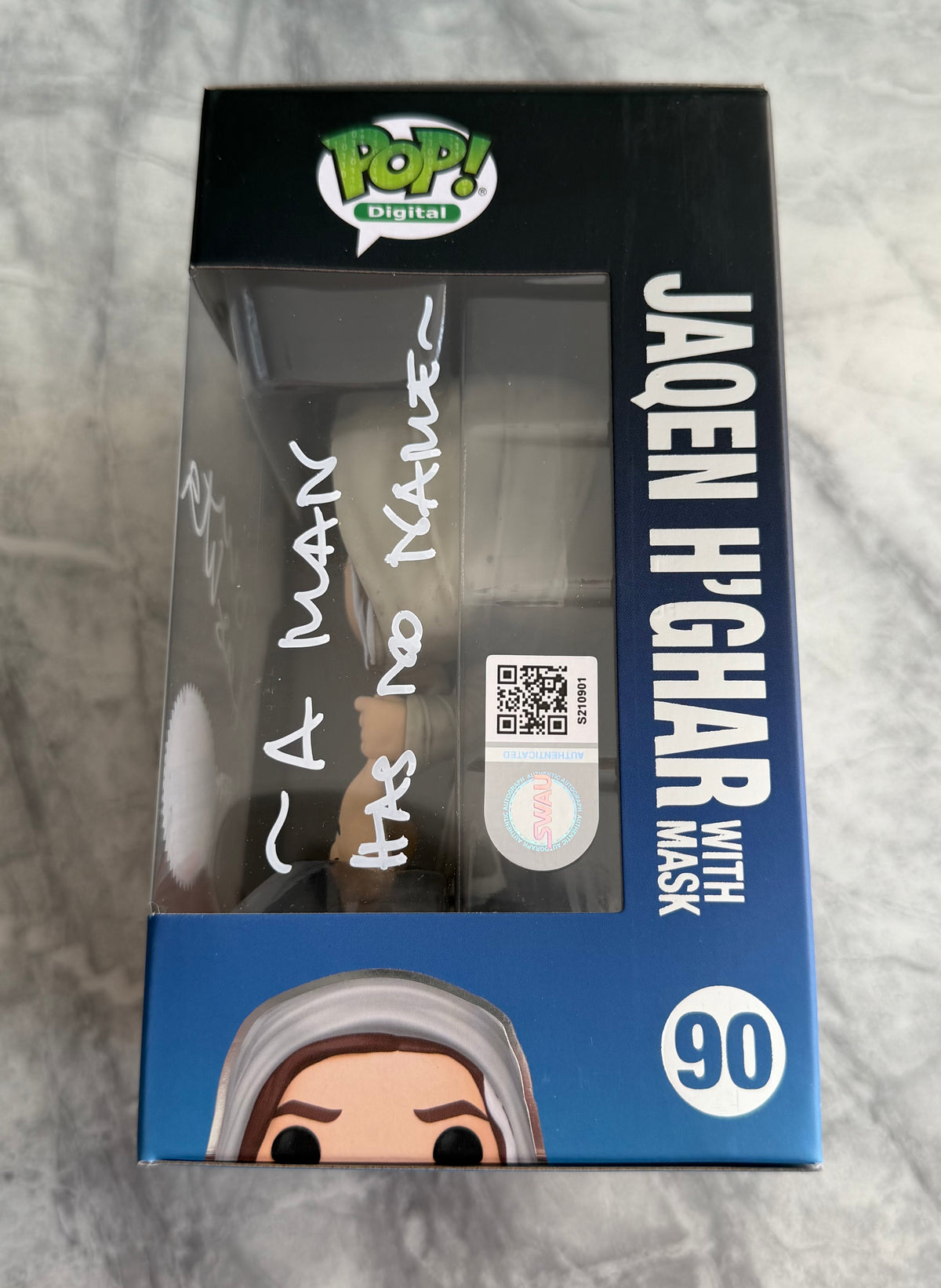 Tom Wlaschiha Signed Game Of Thrones Jaqen Digital NFT Funko Pop - SWAU Authenticated