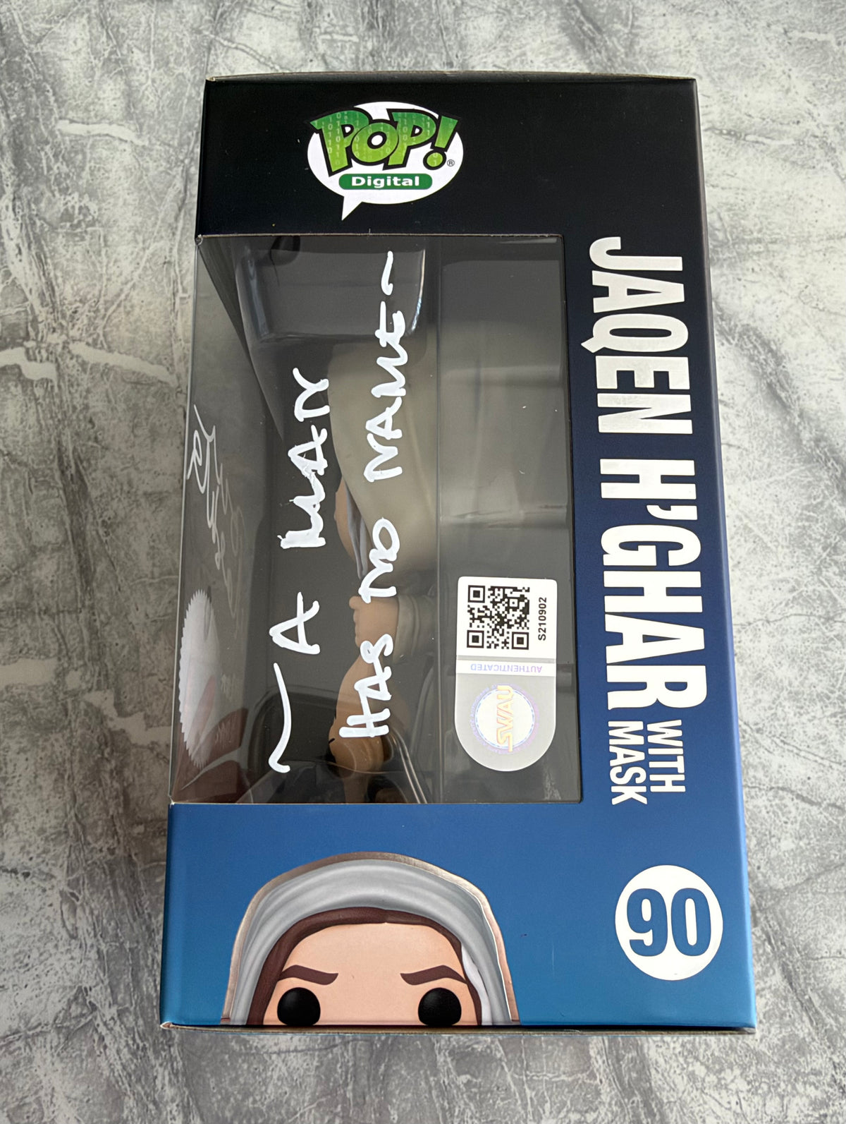 Tom Wlaschiha Signed Game Of Thrones Jaqen Digital NFT Funko Pop - SWAU Authenticated