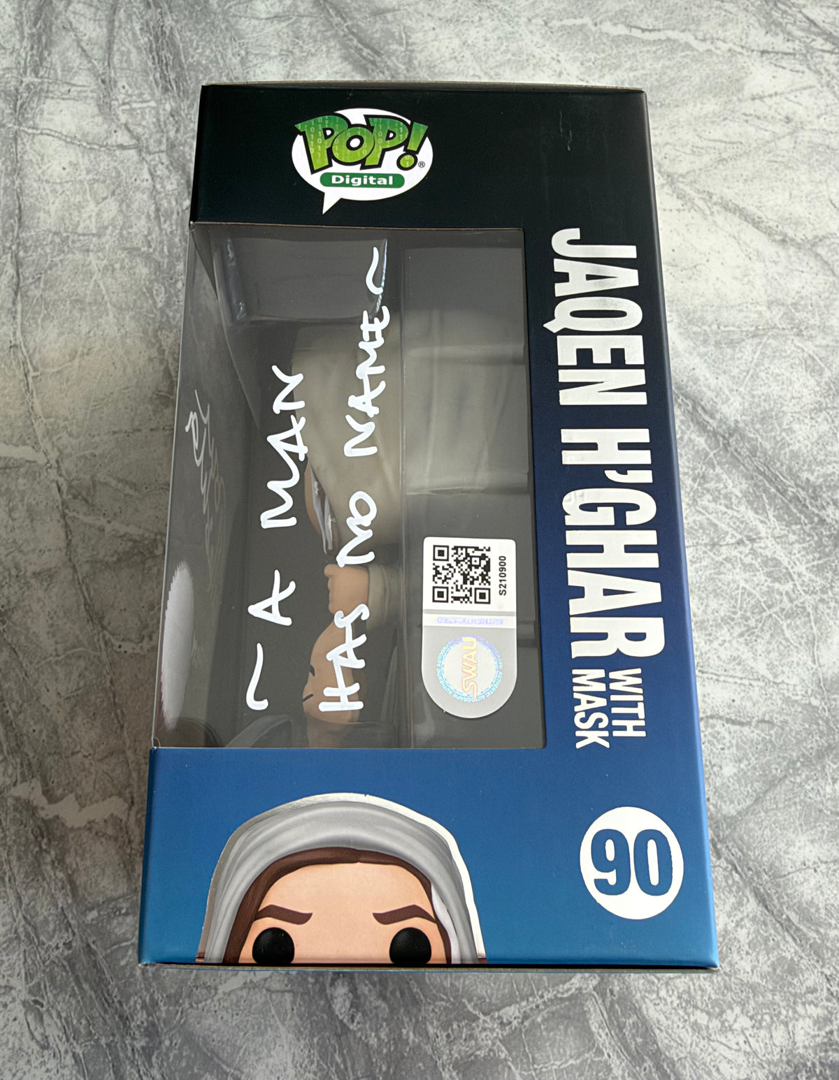 Tom Wlaschiha Signed Game Of Thrones Jaqen Digital NFT Funko Pop - SWAU Authenticated