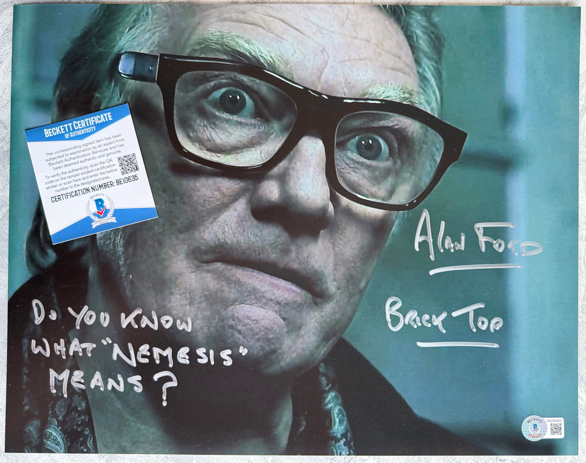 Alan Ford Signed Snatch 11” x 14” Photo - Beckett Witnessed