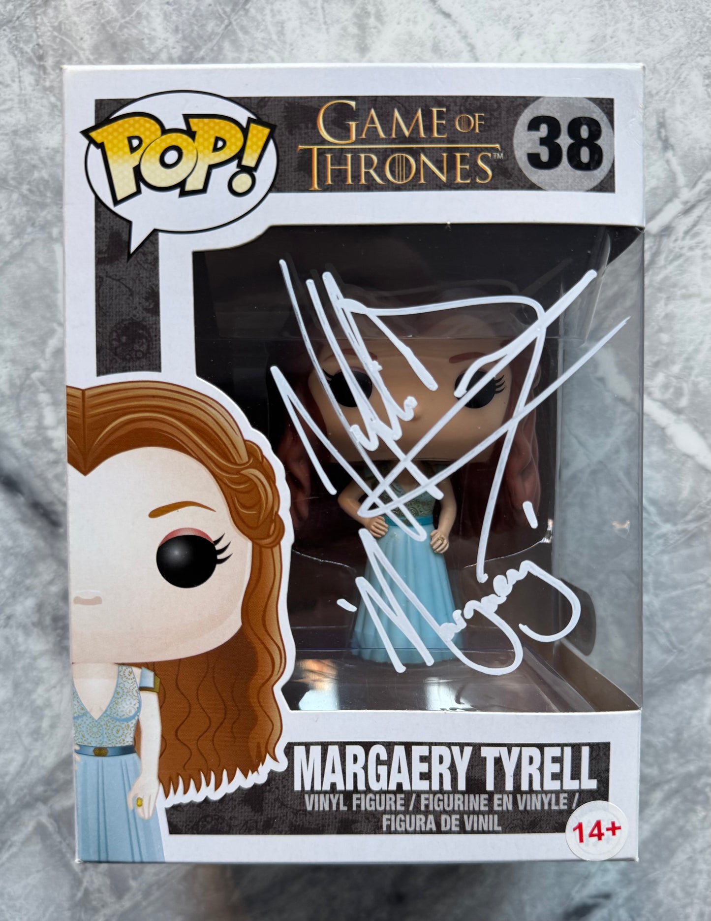 Natalie Dormer Signed Margery Tyrell #38 Game Of Thrones Funko Pop - SWAU Authenticated