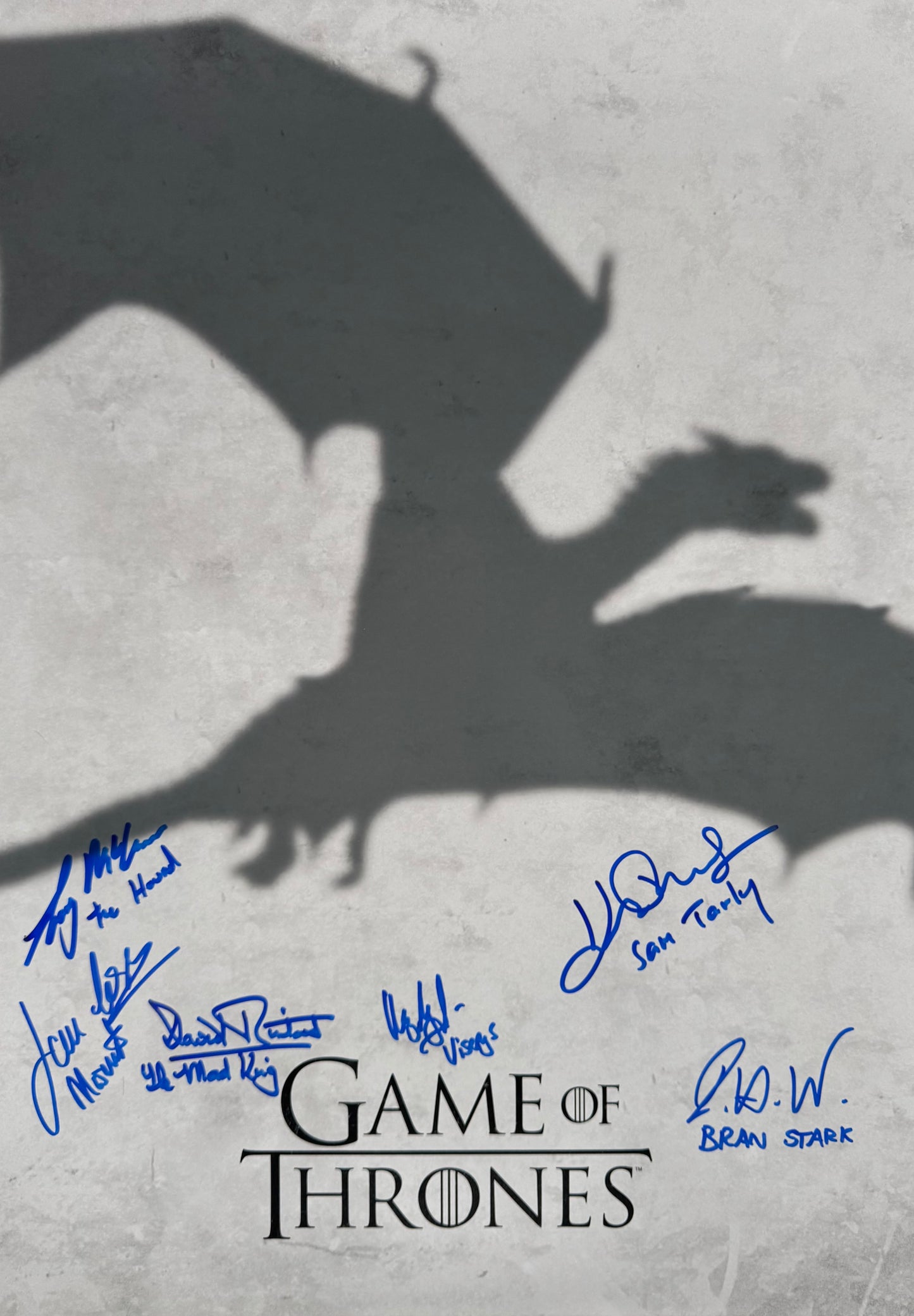 Multi Signed Game Of Thrones A2 Project Starter Poster