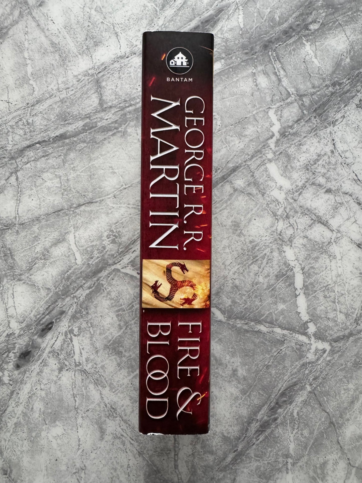 George R.R Martin Signed Fire & Blood Paperback Book - SWAU Authenticated