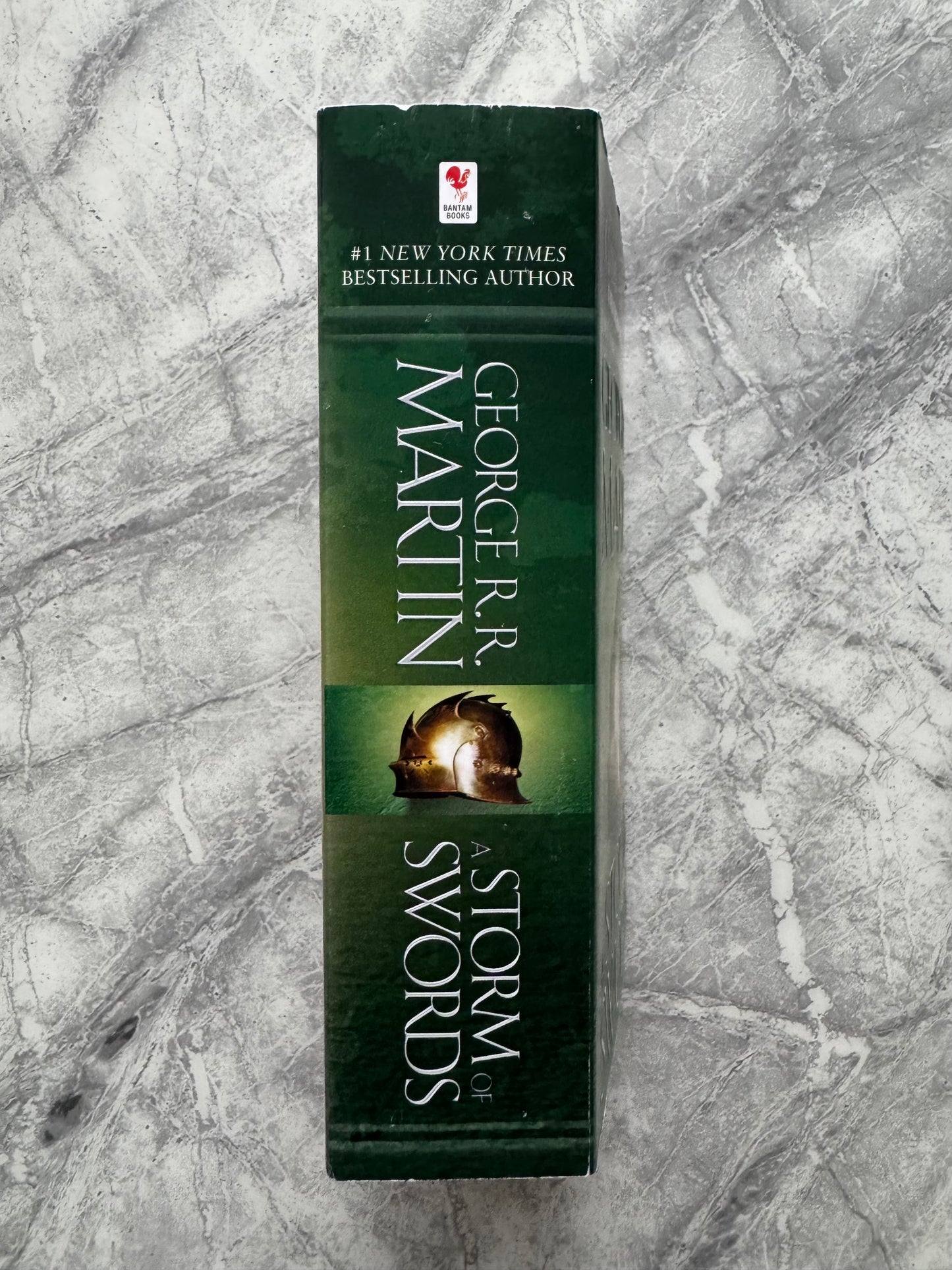 George R.R Martin Signed A Storm Of Swords Paperback Book - SWAU Authenticated