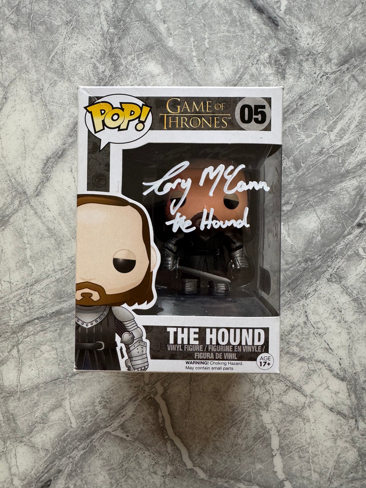 Rory McCann Signed Game Of Thrones #05 Funko Pop - SWAU Authenticated