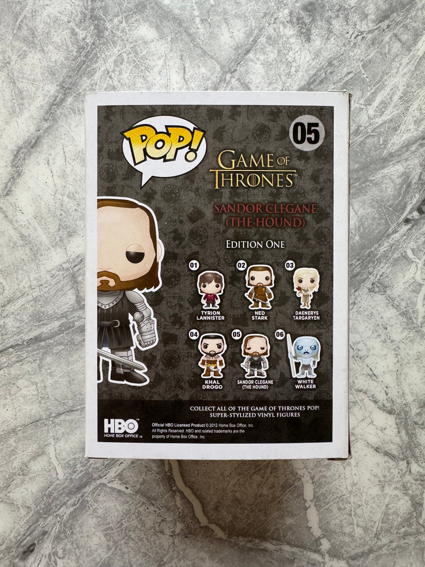 Rory McCann Signed Game Of Thrones #05 Funko Pop - SWAU Authenticated