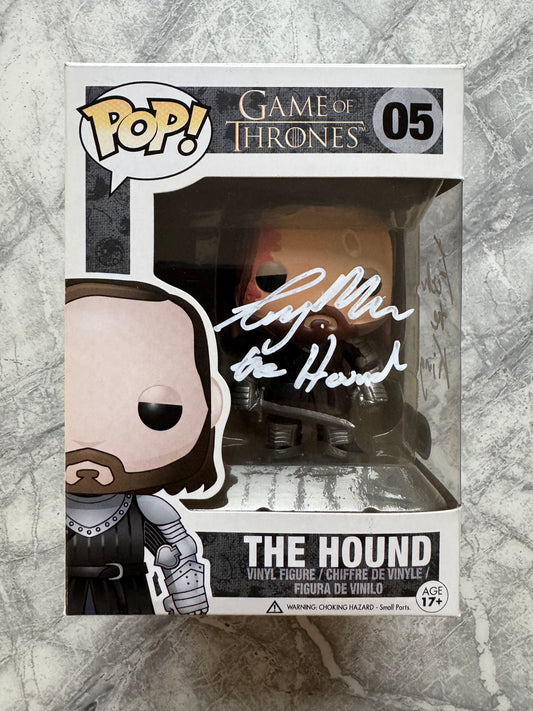 Rory McCann Signed Game Of Thrones #05 Funko Pop - SWAU Authenticated