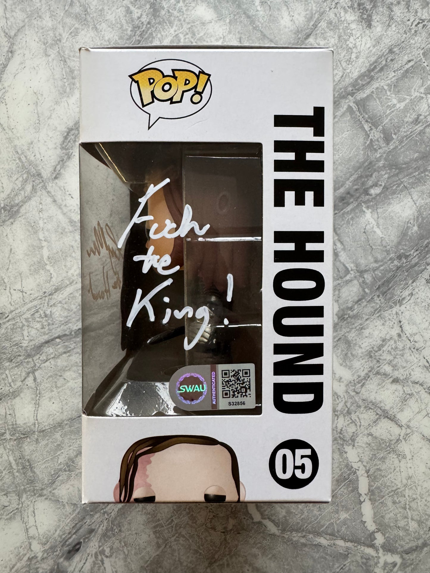 Rory McCann Signed Game Of Thrones #05 Funko Pop - SWAU Authenticated