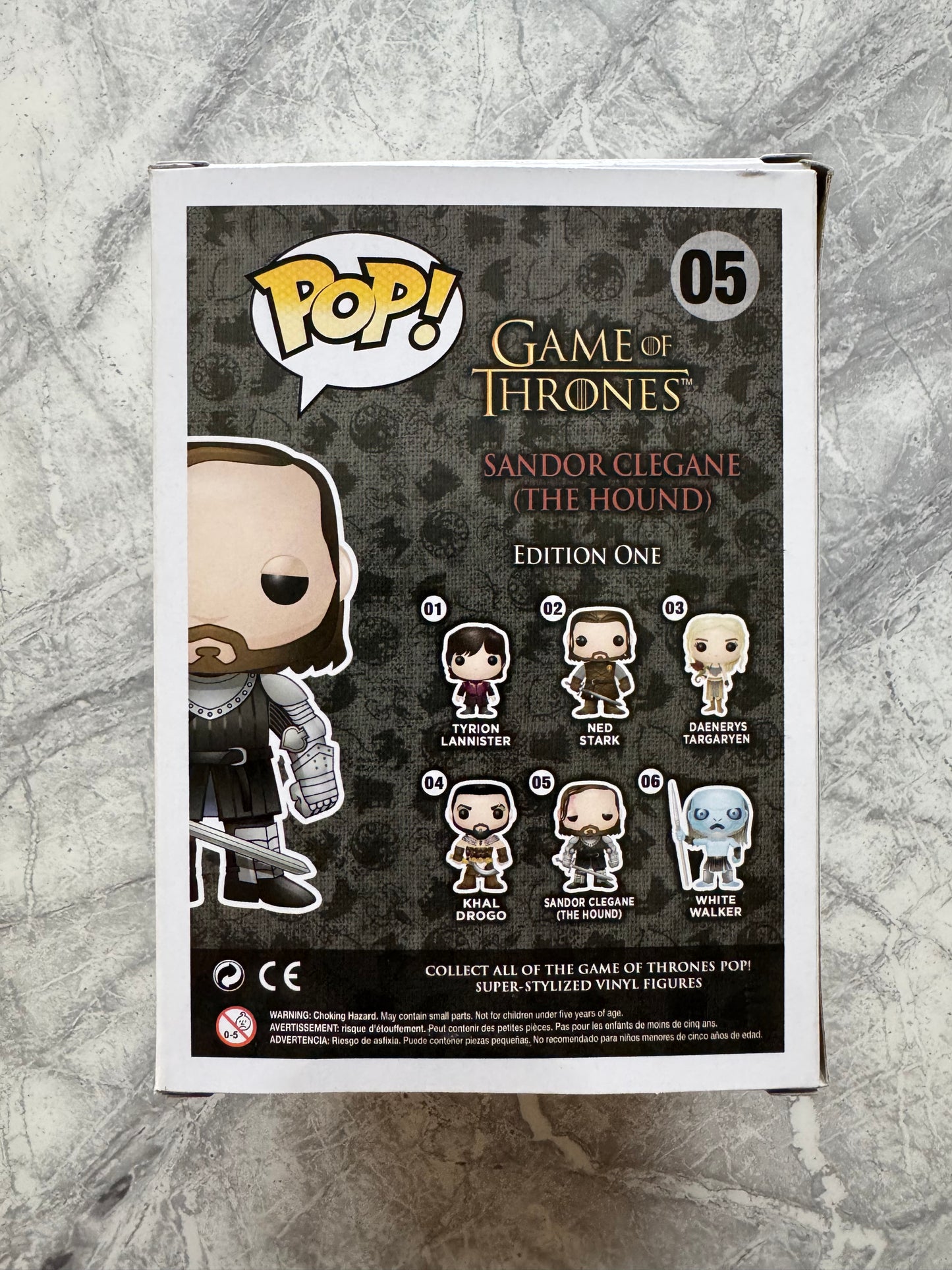 Rory McCann Signed Game Of Thrones #05 Funko Pop - SWAU Authenticated