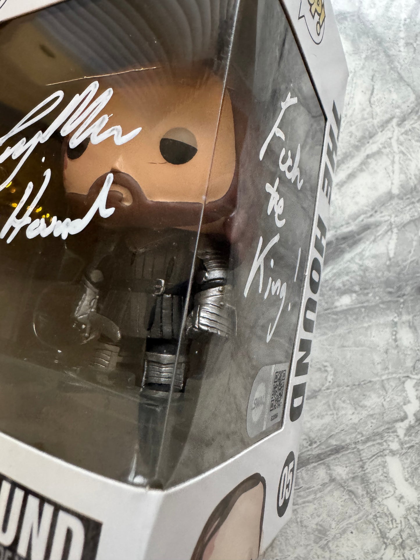 Rory McCann Signed Game Of Thrones #05 Funko Pop - SWAU Authenticated